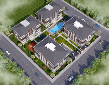 Çivik İnşaat, Mimarlık & Mühendislik Çatı Çözümleri Antalya Kepez 4 Blok 40 Daire Proje